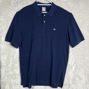 Brooks Brothers 1818 Men's XL Dark Blue Polo Performance Cotton Office To Golf